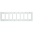 8-Gang Decora Electrical Wall Plate (White)