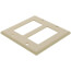 2-Gang Decora Electrical Wall Plate (Ivory)