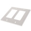 2-Gang Decora Electrical Wall Plate, GFCI (White)