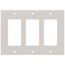 3-Gang Decora Electrical Wall Plate (Light Almond)