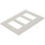 3-Gang Decora Electrical Wall Plate (Light Almond)