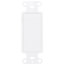 Blank Wall Insert w/ Screws for Decora Wall Plates (White)