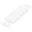 Blank Wall Insert w/ Screws for Decora Wall Plates (White)
