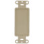 Electrical Wall Plate, Decora Blank Insert (Ivory)