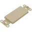 Electrical Wall Plate, Decora Blank Insert (Ivory)