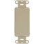 Electrical Wall Plate, Decora Blank Insert (Ivory)