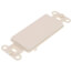 Electrical Wall Plate, Decora Blank Insert (Light Almond)