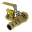 3/4" Pro-Pal Press Union Full Port Ball Valve w/ Hi-Flow Hose Drain & Reversible Handle (Lead Free)