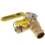 1" Pro-Pal Press Union Full Port Ball Valve w/ Hi-Flow Hose Drain & Reversible Handle (Lead Free)