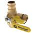 1" Pro-Pal Press Union Full Port Ball Valve w/ Hi-Flow Hose Drain & Reversible Handle (Lead Free)