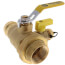 1-1/4" Pro-Pal Press Union Full Port Ball Valve w/ Hi-Flow Hose Drain & Reversible Handle (Lead Free)