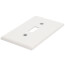 1-Gang Wall Plate, Midway Size, Thermoset Plastic, Toggle Switch (White)