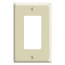 1-Gang Decora Midway Size Electrical Wall Plate (Ivory)