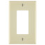 1-Gang Decora Midway Size Electrical Wall Plate (Light Almond)