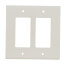 2-Gang Decora Midway Size Electrical Wall Plate (Light Almond)