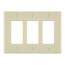 3-Gang Decora Midway Size Electrical Wall Plate (Light Almond)