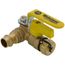 1/2" Press Full Port Ball Valve w/ Drain & Reversible Handle (Lead Free)