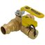 3/4" Press Full Port Ball Valve w/ Drain & Reversible Handle
