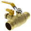 1-1/2" Press Full Port Ball Valve w/ Drain & Reversible Handle (Lead Free)