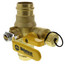 1-1/2" Press Full Port Ball Valve w/ Drain & Reversible Handle (Lead Free)