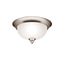 Dover 2 Light Flush Mount (Brushed Nickel)