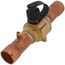 1-3/8" ODF BVS Series Refrigeration Ball Valve w/ Access Valve (R-410A)