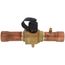 1-3/8" ODF BVS Series Refrigeration Ball Valve w/ Access Valve (R-410A)