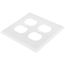 2-Gang Electrical Wall Plate, Nylon, Duplex (Light Almond)