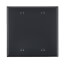 2-Gang No-Device Blank Electrical Wall Plate, Box Mount (Ebony)