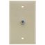 Video Wall Jack w/ F-Connector - Ivory