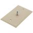 Video Wall Jack w/ F-Connector - Ivory