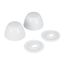 White Universal Toilet Bolt Caps (Pack of 2)