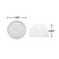 White Universal Toilet Bolt Caps (Pack of 2)