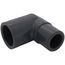1" PVC Schedule 80 90° Street Elbow (Spigot x Socket)