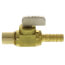 3/8" Onix x 1/2" Male Sweat Mini Ball Valve w/ 0.44" Bore
