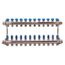 D3803012SS, 12 Loop, 1" Stainless Steel Hi Flow Radiant Heat Manifold