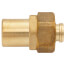 5/8" PEX-AL-PEX Compression x 3/4" Male Sweat Adapter