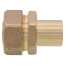 3/4" PEX-AL-PEX Compression x 3/4" Male Sweat Adapter