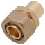 3/4" PEX-AL-PEX Compression x 3/4" Male Sweat Adapter