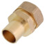 3/4" PEX-AL-PEX Compression x 3/4" Male Sweat Adapter