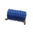 Pet Grooming Coiled Hose (blue) Non-potable Water Applications, 013539-45