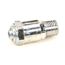 Field Repair End-fitting For 3/8" Id Hoses, Chrome-plated Brass "not For Potable Water", 045A