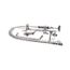 Pre-rinse, Wall Mount Base, 8" Centers, 6" Wall Bracket, 10" Add-on Faucet, 5PR-8W10