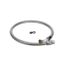 Hose, 40" Flexible Stainless Steel, Less Handle, B-0040-H2A