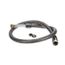 Hose, 42" Flexible Stainless Steel, Less Handle (36-5/8" Overall Length), B-0042-H2A