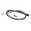 Hose, 44" Flexible Stainless Steel, Less Handle, 1/2-14 Npsm Outlet, B-0044-H2AE