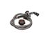 Push Button Spray Valve, 36" Stainless Flex Hose, Deck Flange, B-0101-BKF