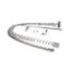 Pre-rinse, Spring Action, 18" Riser, 44" Hose & B-0107 Spray Valve (less Base Faucet), B-0133-LB