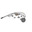 Spray Assembly, Single Hole Base, Angled Spray Valve, 44" Flexible Hose, B-0160