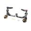 Double Pantry Swivel Base Faucet, Wall Mount, 8" Centers, Cc Inlets, Less Nozzle, B-0230-CCLN